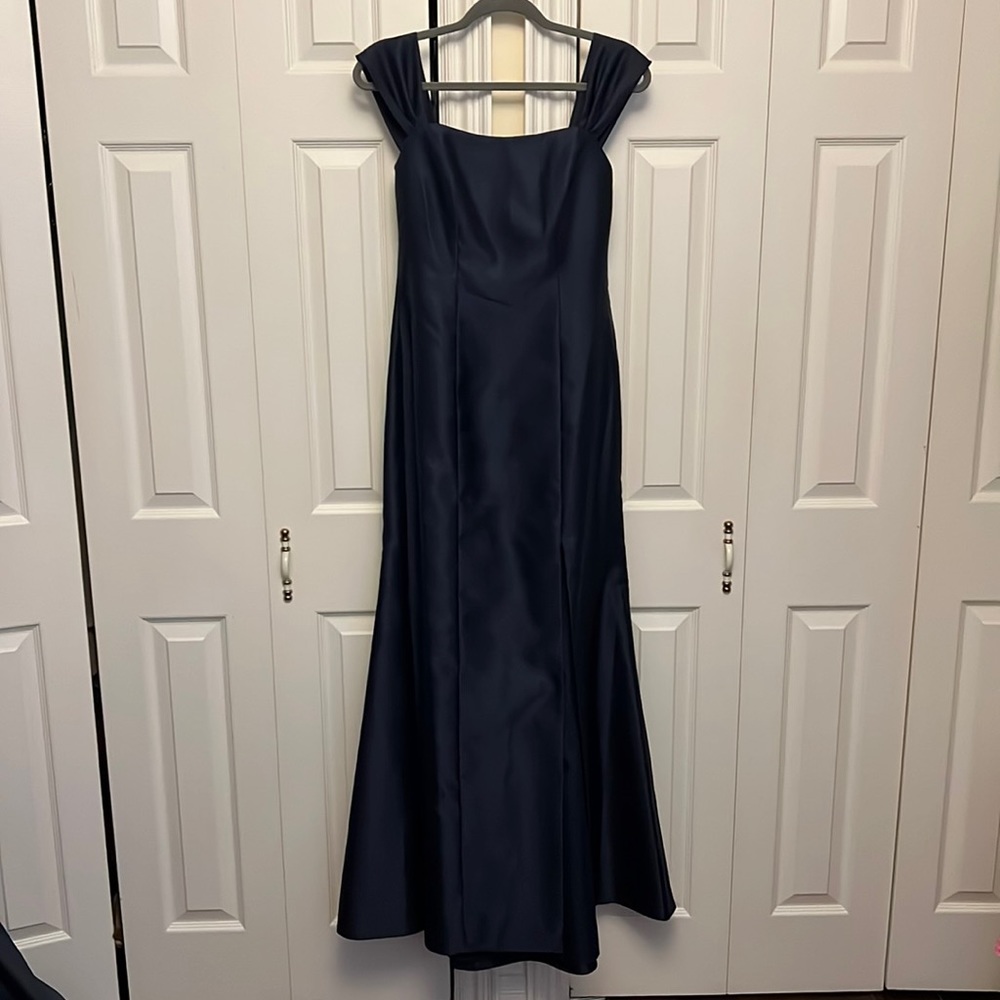 Alfred Sung midnight blue Gown